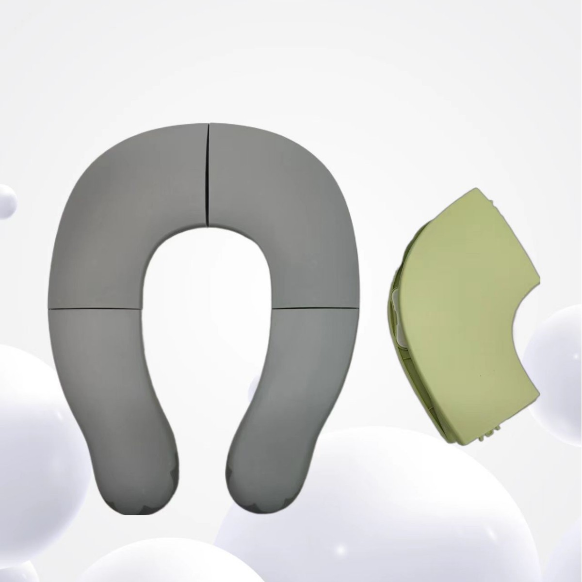Folding children's toilet seat, portable bathroom, baby toilet pad, household toilet seat, anti-slip toilet seat Application Scenario