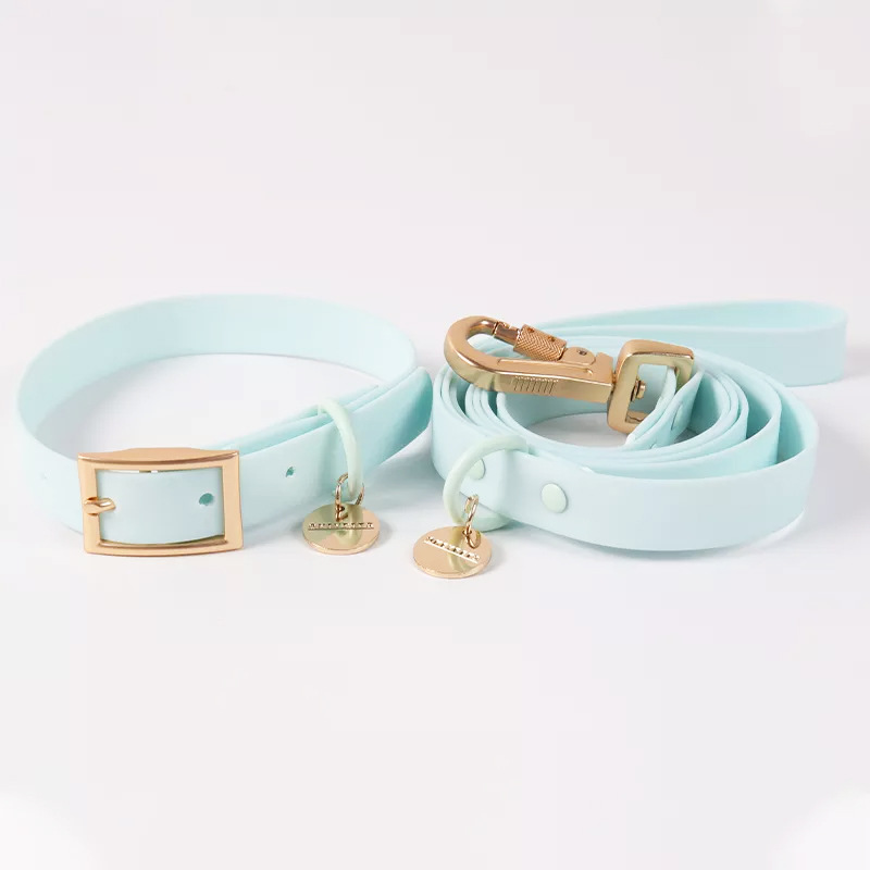 Cross-border source pet waterproof dog collar leash, small and medium-sized dog anti-breakaway chest and back dog leash Item Picture