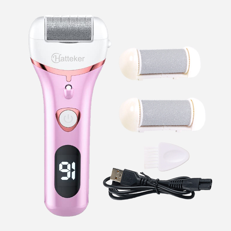 Hatteker Cross-Border Electric Foot Grinder Digital Display Rechargeable Pedicure To Remove Dead Skin And Calluses Magic Wholesale