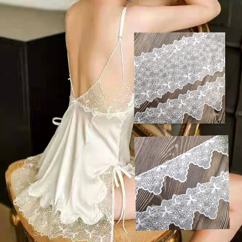Factory Direct Lingerie Lace Lace Polyester Mesh Water Soluble Bar Code Exquisite Explosive Clothing Accessories