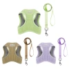 New pet leash, anti-escape pet chest and back strap, soft and breathable vest style dog chest and back wholesale Item Picture