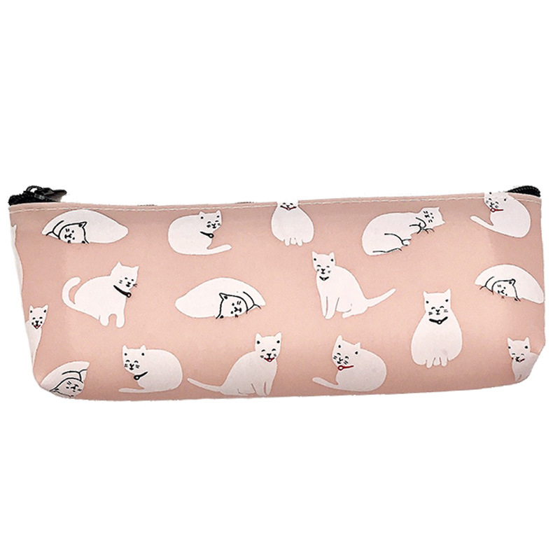 Korean version large-capacity pencil case, cute student hand-held stationery bag, cartoon creative multi-functional stationery box, pencil case Item Picture