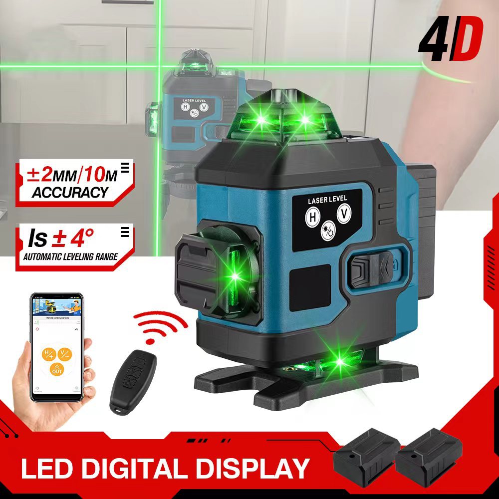 Wholesale 16 line infrared level Green light blue laser high precision ground to wall portable level