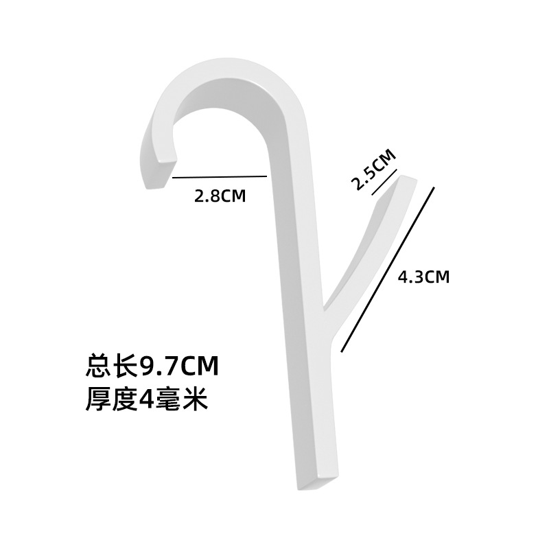 置物架壁挂挂白底实物图