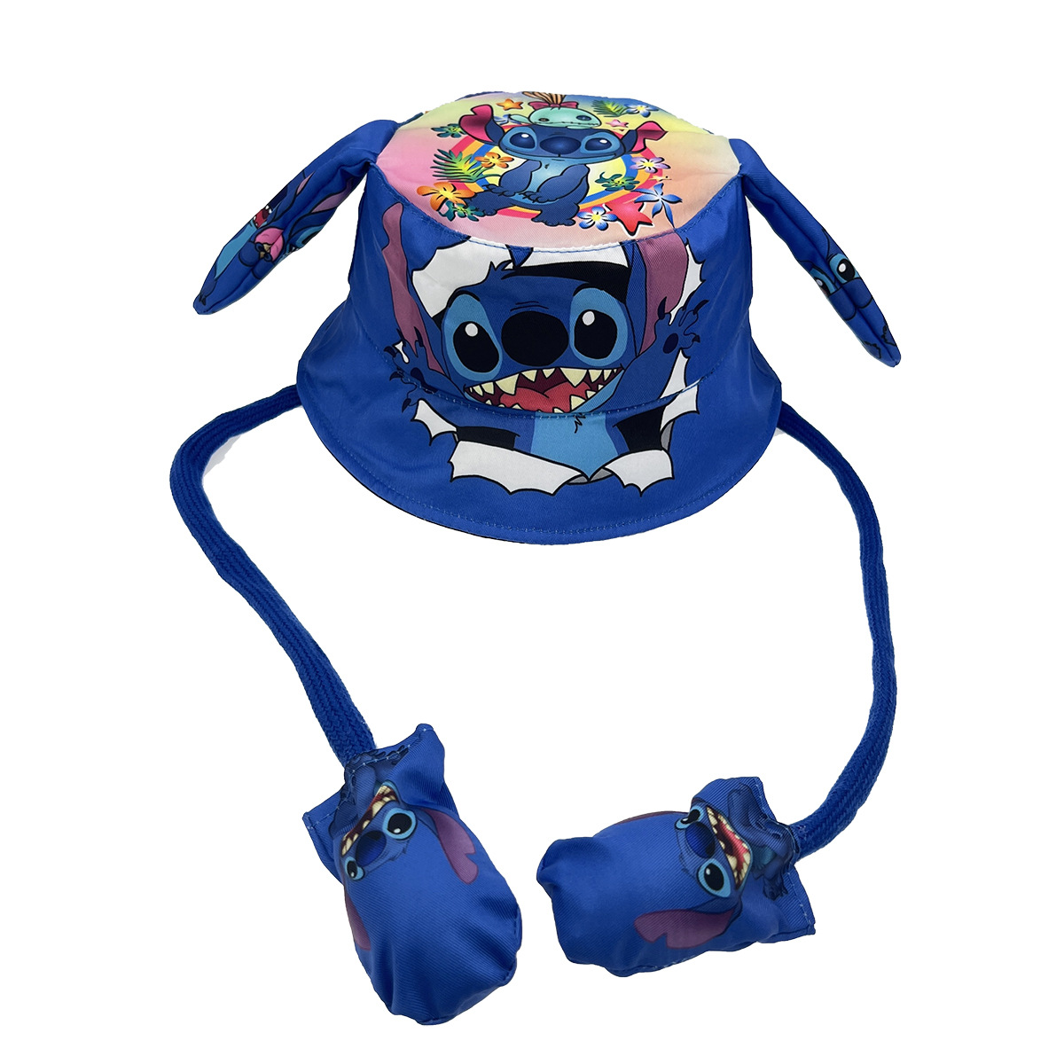 Children's Anime Steed Sanrio Kouromi Spider-Man Tiktok Hat Air Bag Ears Will Move Fisherman Hat details Picture