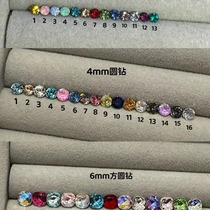 Delicate and compact all earrings Flash drill ear bone nails Cochlear nails titanium steel screws screw buckle sleep without picking sweet cool earrings