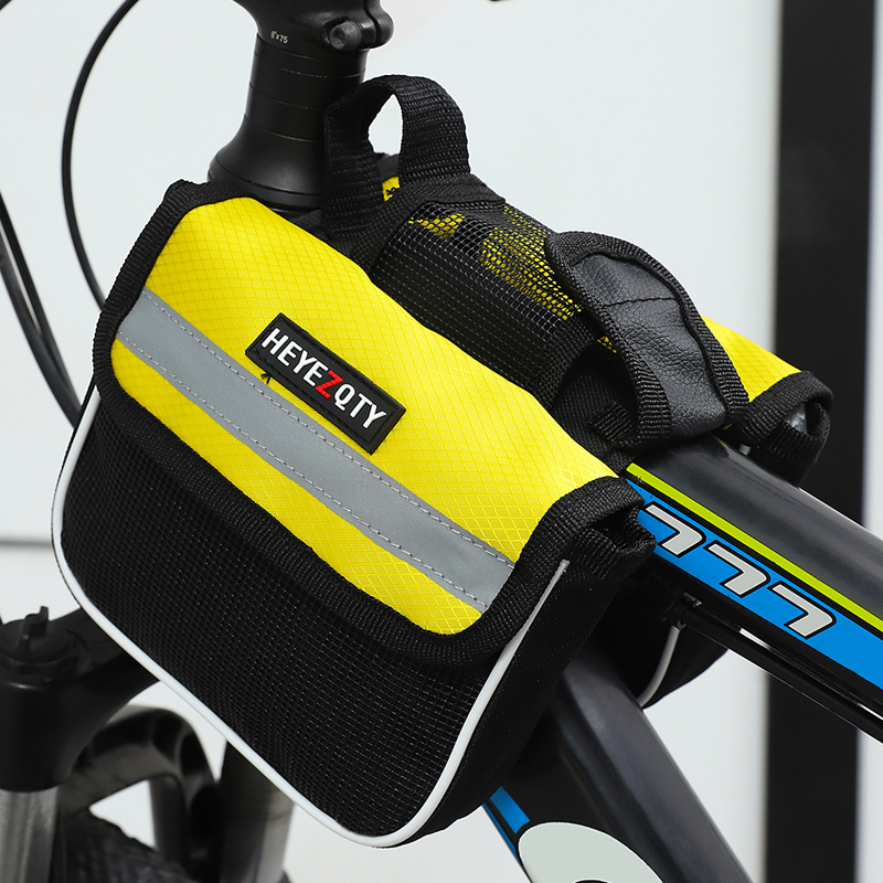 Bicycle bag, mountain bike front beam bag, bicycle upper pipe saddle bag, crossbeam bag, supply of cycling mobile phone bag, cycling accessories Specification image