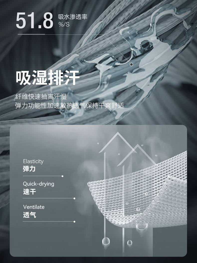 American functional pocket round-neck T-shirt for men, new summer outdoor sports, half-sleeved, moisture-wicking and sweat-wicking short-sleeved pic 3