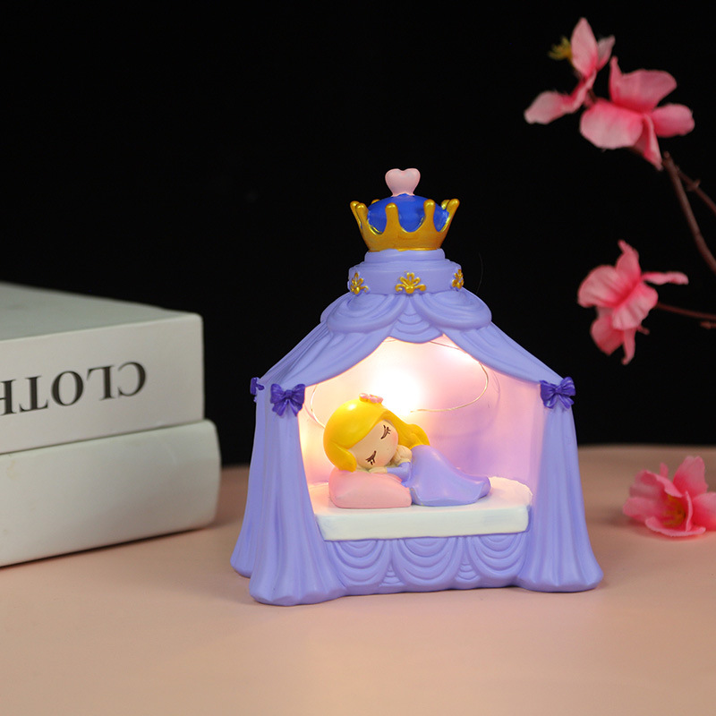 Creative Princess Series Castle Night Light Ins Wind Girl Heart Hand Gift Girl Room Decoration Star Light details Picture