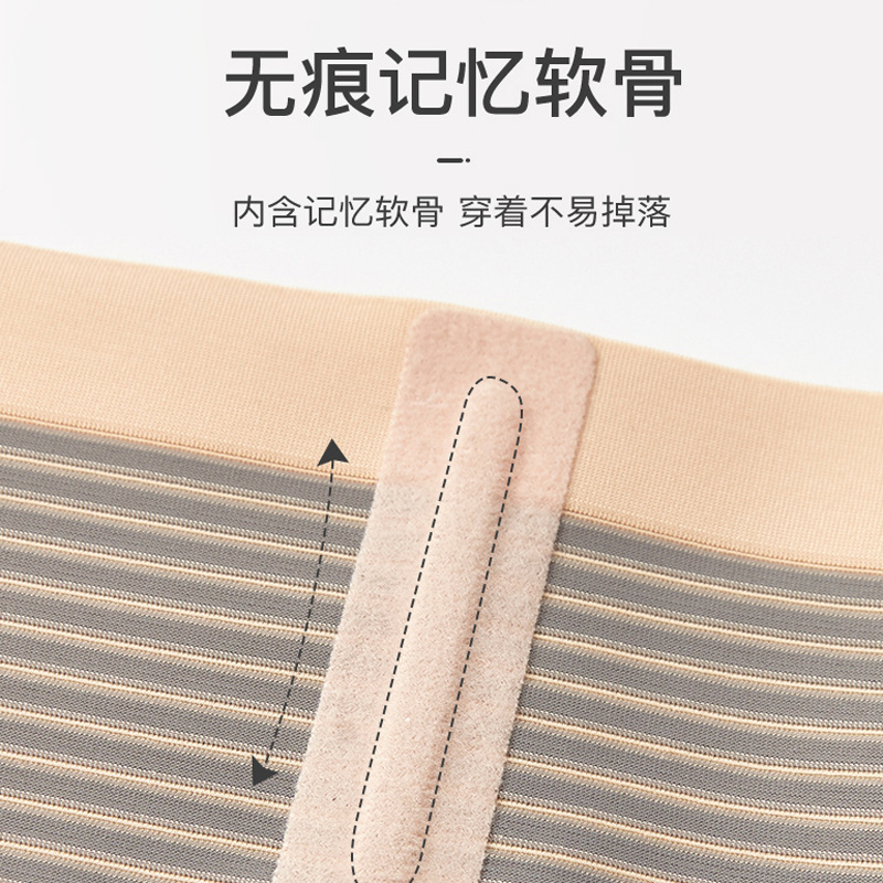Warm Self-Heating Fiber High-Waist Belly Pants Women's Waist Lift Hip Seamless Autumn And Winter Belly Belly Pants Women's Shapewear Application Scenario