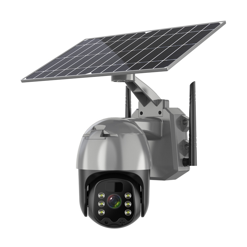 Factory wholesale of dome cameras, wireless WIFI surveillance cameras, 4G remote full-color night vision high-definition solar cameras Item Picture
