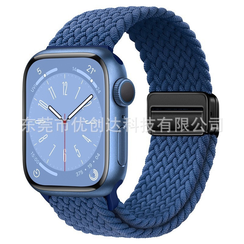 Применим нейлоновый пояс магнитного сопряжения для apple apple applewatchS10 с магнитной пряжкой для сопряжения нейлона 9876 с 3 звёздным поясом 20/22 pic 17