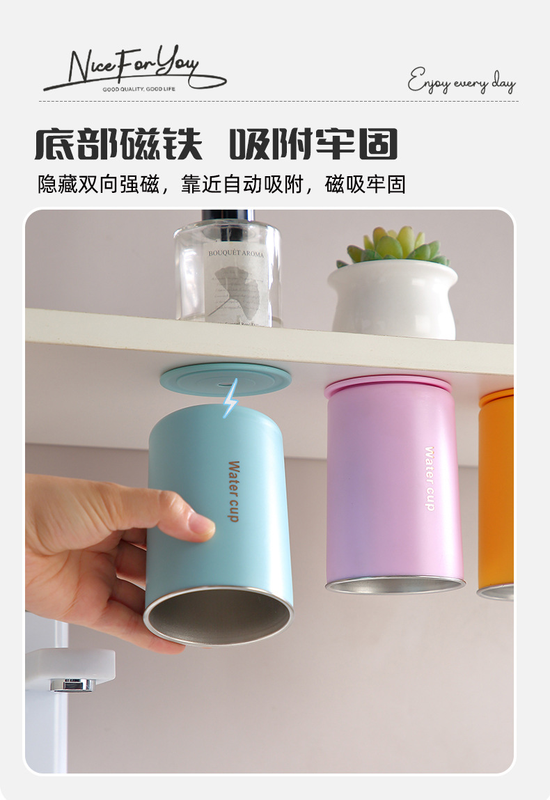 不锈钢漱口杯高颜值情侣刷牙杯子高级感简约儿童牙刷杯牙缸洗漱杯详情23