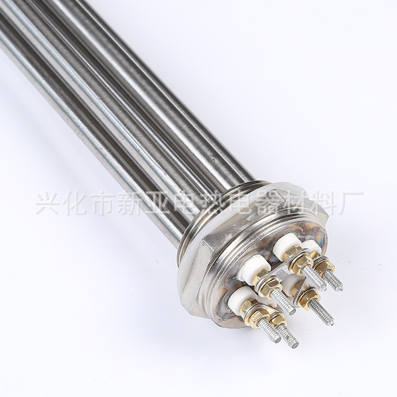 Thread Welded Heating Tube Engineering Water Tank Heating Tube Electric Heating Tube Flange Heater Boiler Industrial Electric Heating details Picture