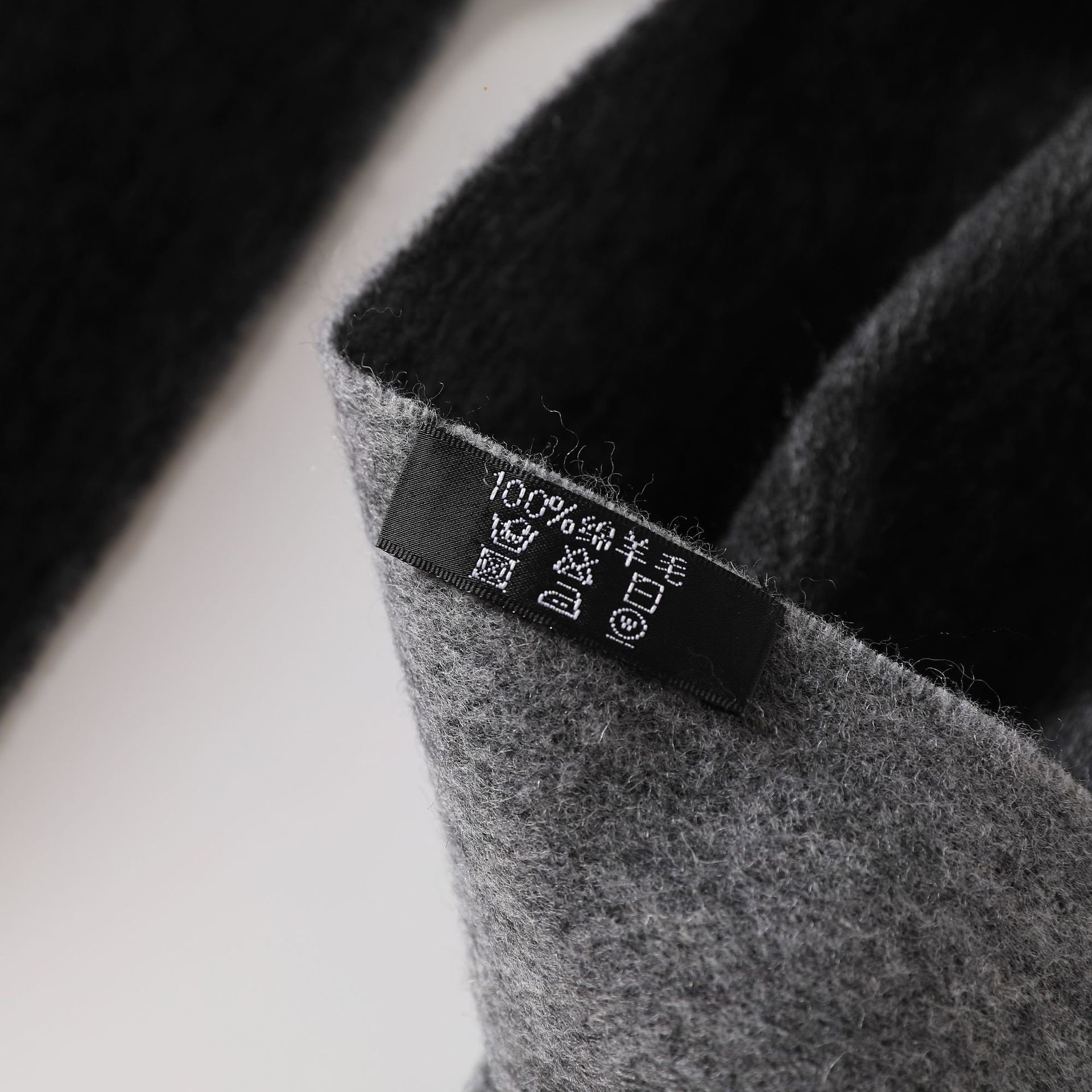 Wool Scarf Wholesale Solid Color Scarf Women's All-In-One Autumn/Winter Bib Thickened Warm Shawl Simple Fringe Red Scarf Specification drawing