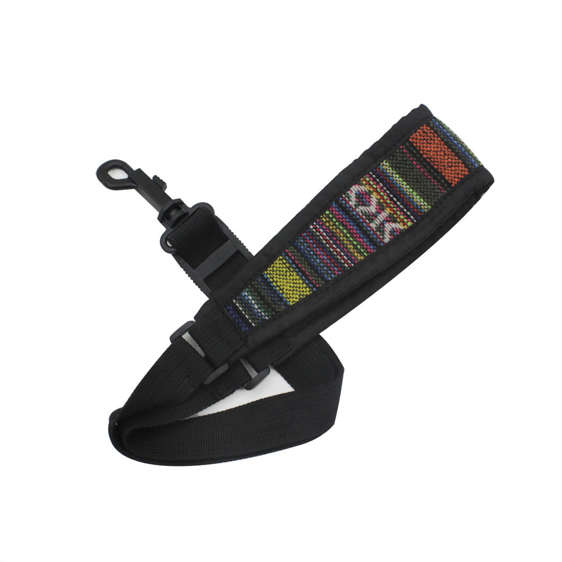 Saxophone shoulder straps, high-elastic cotton ethnic style saxophone neck straps, saxophone special hanging straps, instrument shoulder straps, and hanging straps Specification image