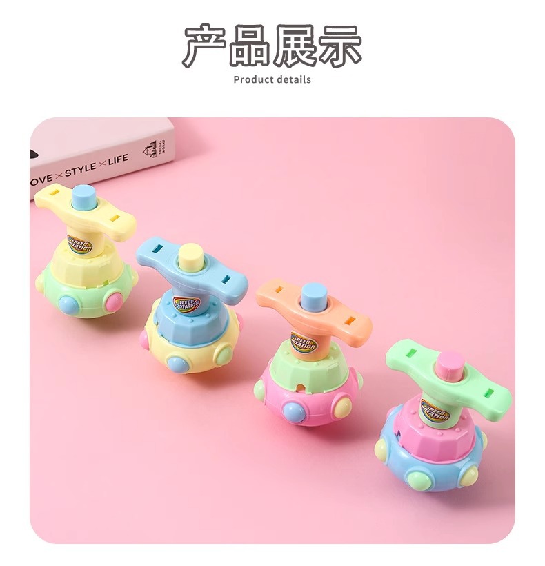 发光旋转陀螺莲花地摊热卖夜市益智幼儿园玩具学生奖品礼品批发详情12