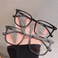 韩版近视眼镜女潮大框网红眼镜框平光镜抖音同款TR防蓝光眼镜2101图