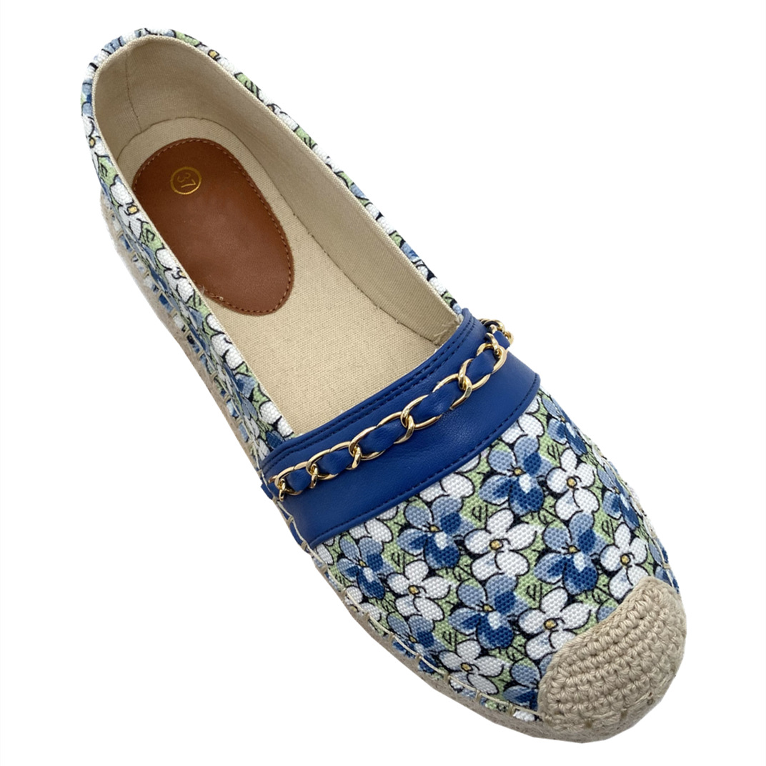 2022 New Spring And Summer Thick Sole Single Shoes Increase Single Shoes Guangzhou Women's Shoes Craft Shoes Floral Art Fresh Single Shoes Women Item Picture