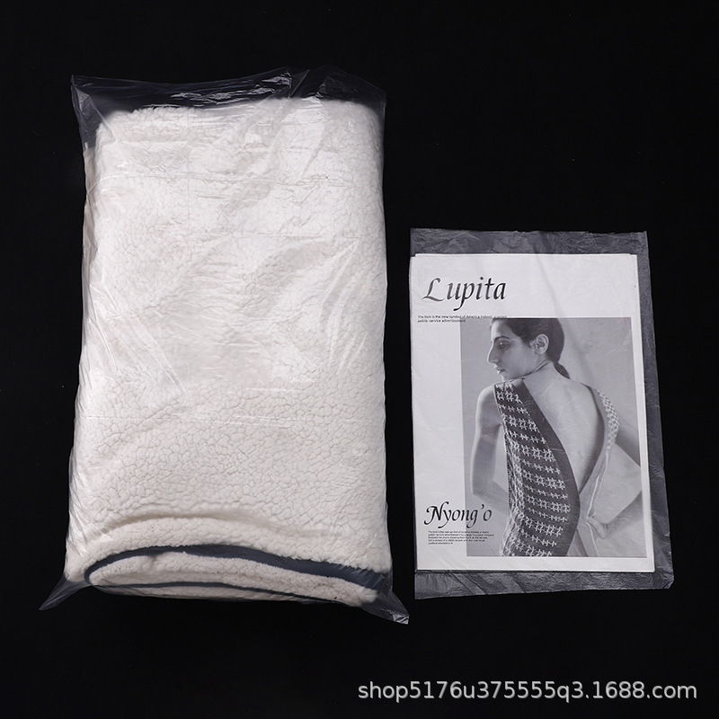 In stock: thick PO flat bags, plastic bags, large transparent packaging bags, moisture-proof and dust-proof inner film bags, disposable film bags details Picture
