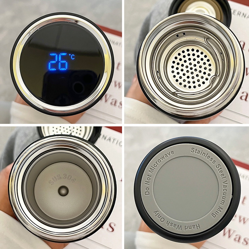 Straight cups, office and business insulated cups, custom-made and wholesale stainless steel water cups, simple and ins style portable water cups for women details Picture