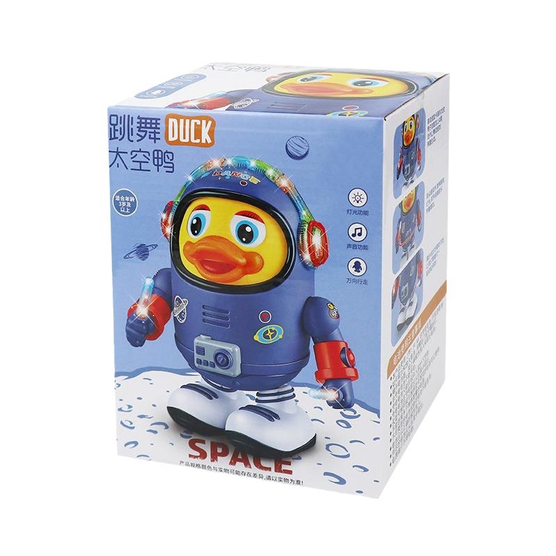 Douyin's same style of electric dancing space duck, music and light, cute little duck, baby boy, children's toy, cross-border Internet celebrity Item Picture