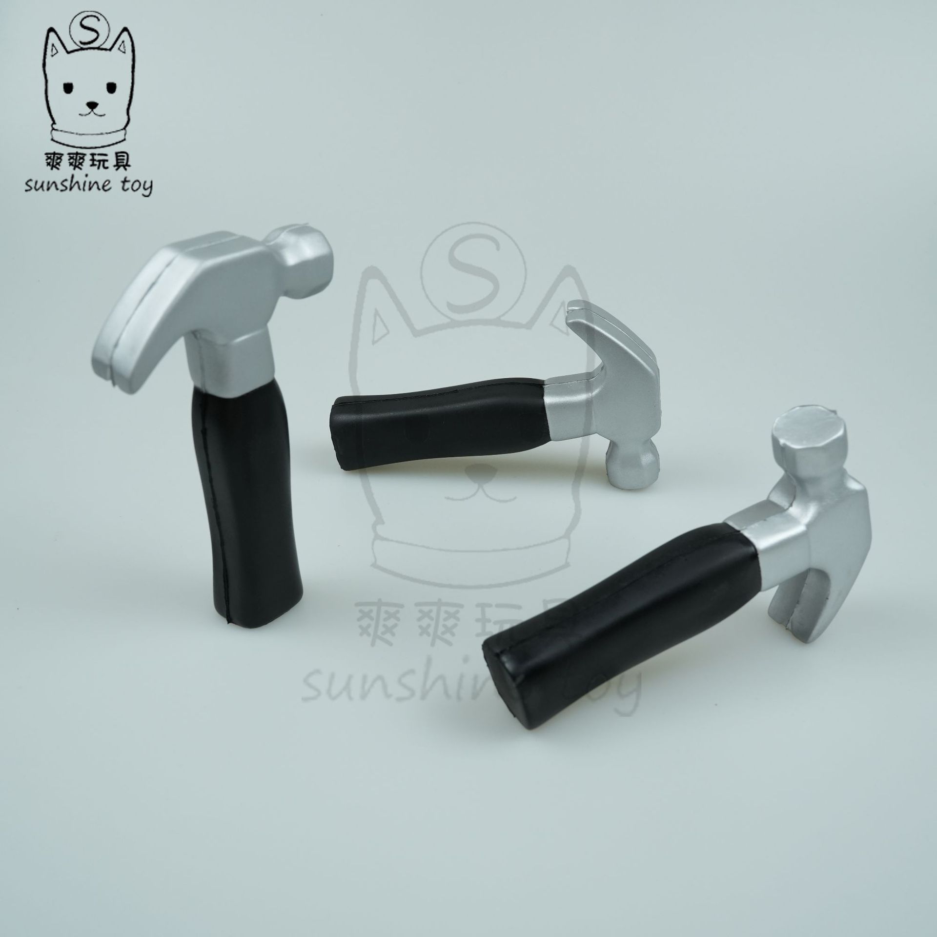 Pu发泡仿真锤子聚氨酯异形海绵玩具铁榔头仿真工具厂家直供现模细节图
