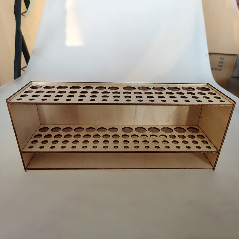 Cross-Border New Brush Holder 67 Pen Storage Stand Wall Mounted Removable Wooden Crafts Decoration Household Items Application Scenario