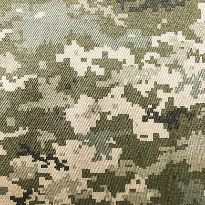 Factory direct supply of polyester-cotton blended Ukrainian digital camouflage printed fabric in stock for wholesale of outdoor uniforms for foreign troops details Picture