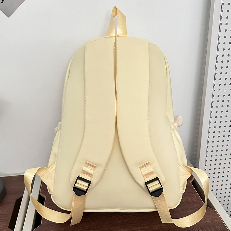 Fashionable backpack for junior high school and college girls, cute and simple backpack, high-end schoolbag, customized travel bag, large capacity Application Scenario