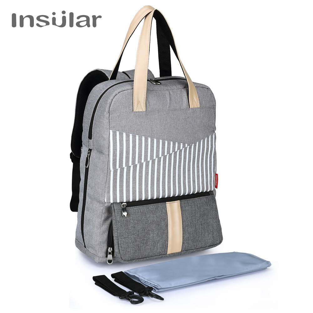 Spot Multi-Functional Portable Shoulder Large Capacity Mom Bag Mother And Child Go Out Backpack Mother Bag Waiting For Delivery Bag Cross-Border