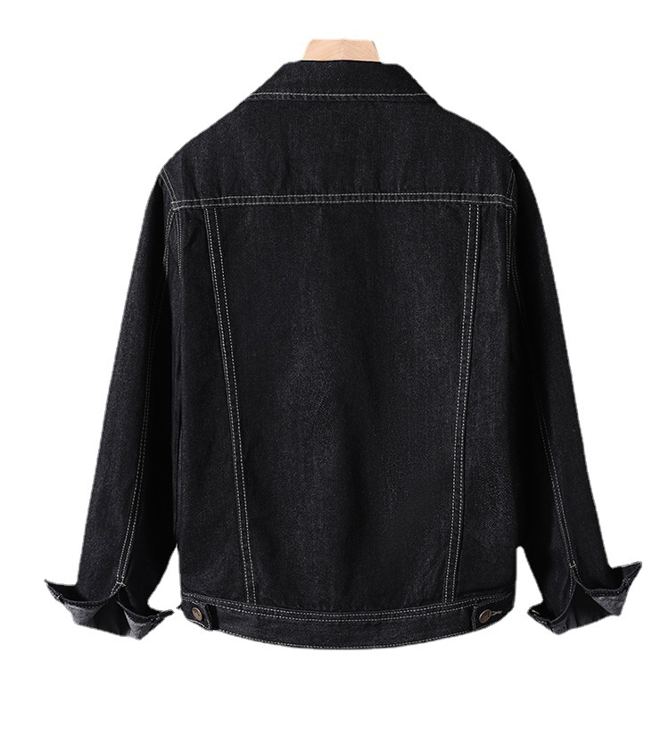 Primavera otoño 2022 nuevo hombre slim fit vintage denim chaqueta top casual korea versión denim exterior tallas grandes Item Picture
