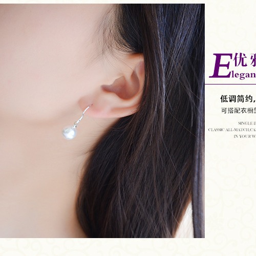 Factory direct sales of Korean version fashionable 10 pearl jewelry, earrings, stud earrings, women's earrings wholesale, 2-yuan store supply Application Scenario