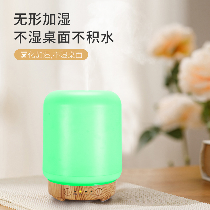 爆款5V七彩/家用木纹香薰产品图