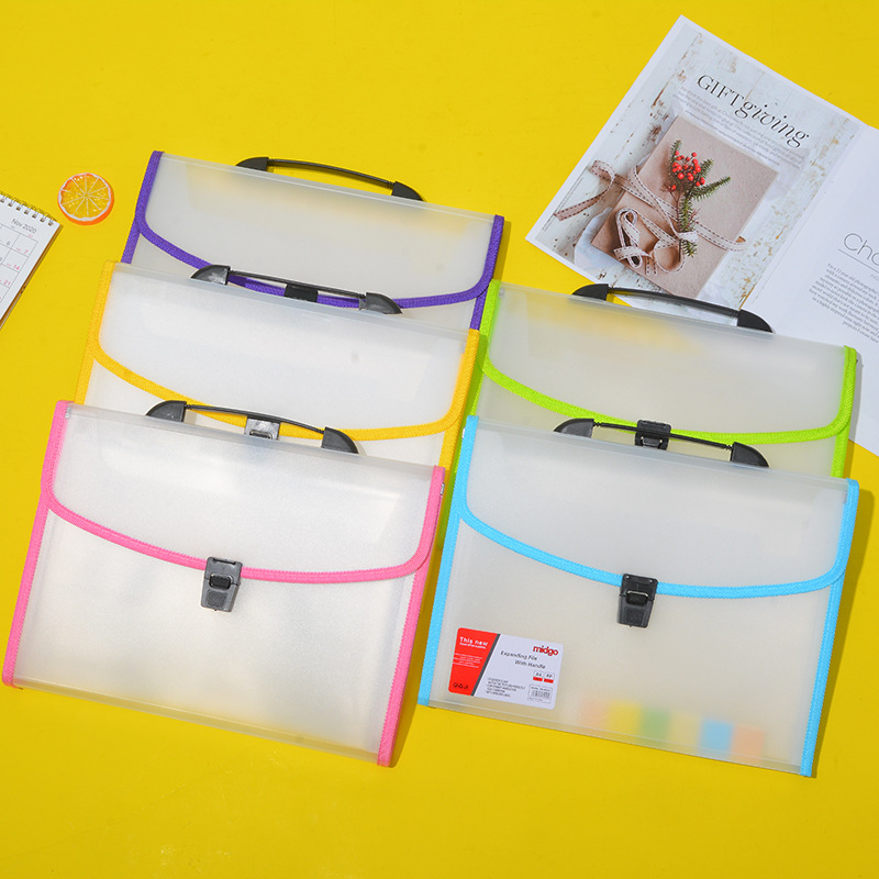 Hand-held organ bag, a4 folder, student materials, test paper storage bag, file and ticket sorting and classification storage bag Specification image