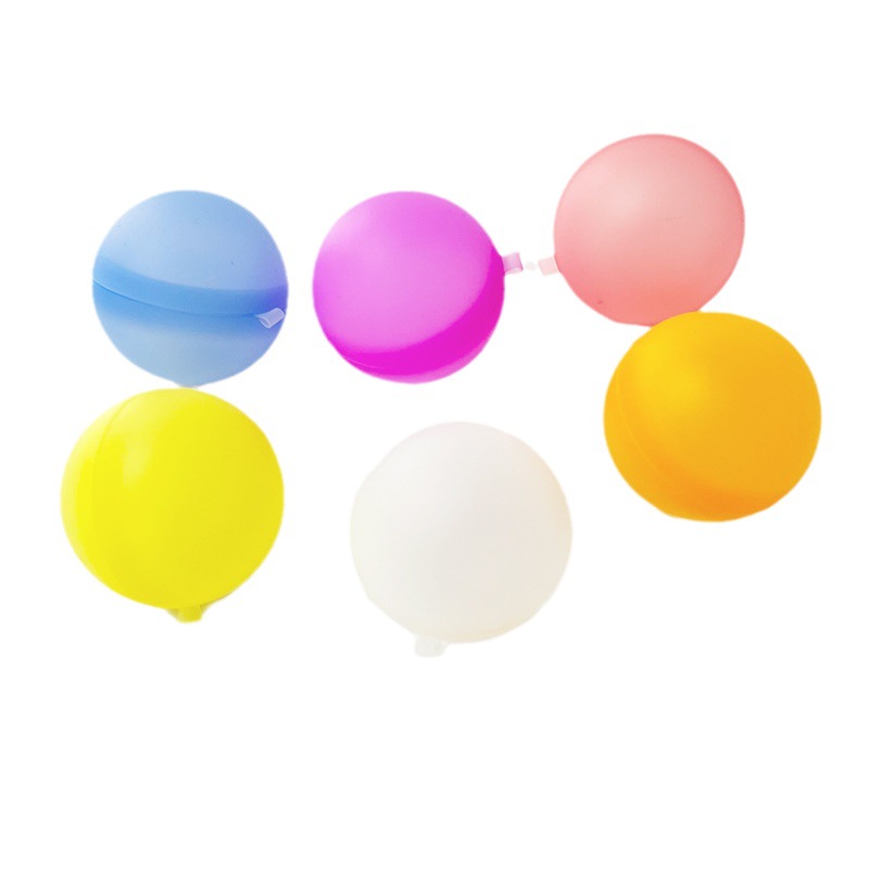 Cross-Border Hot Summer Water Fight Rapid Reuse Of Silicone Water Balloons Item Picture