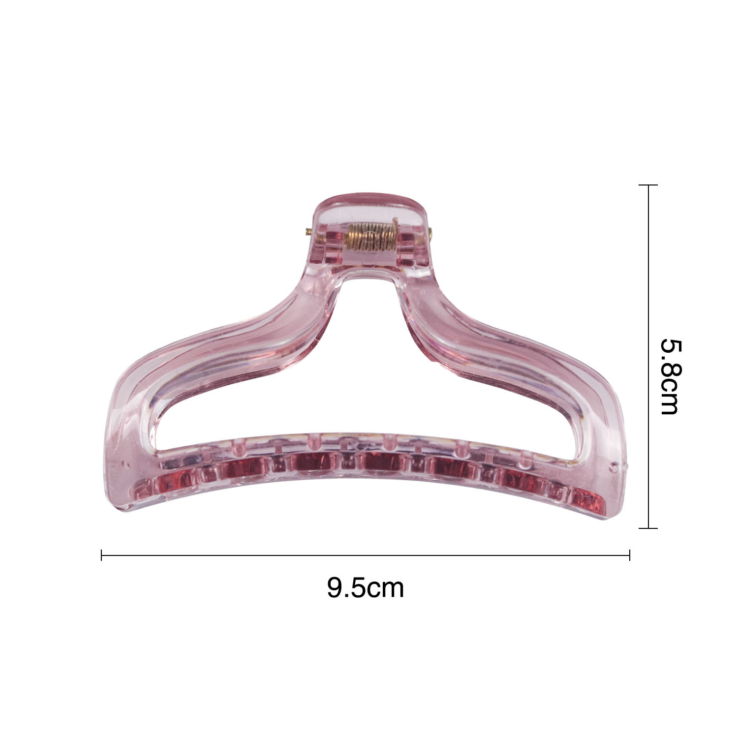 Wholesale new transparent hair clips, updo headwear, fashionable hair clips, simple back head updo clips from the manufacturer Application Scenario