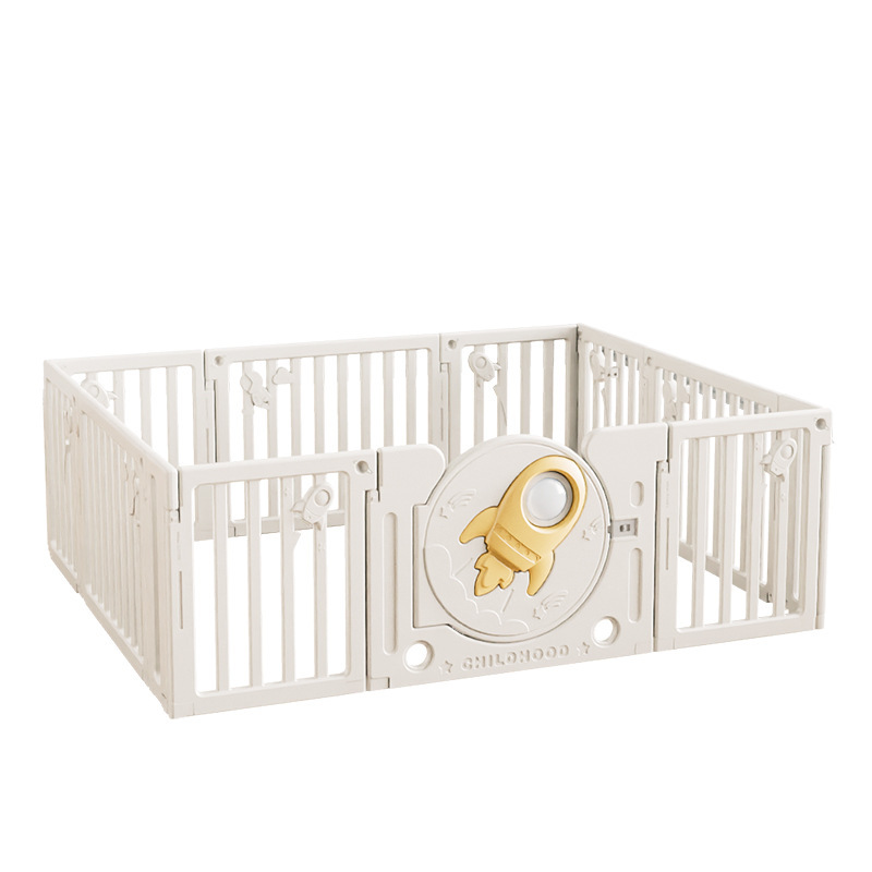 Fence children's ground foldable game home amusement park safety baby baby crawl mat integrated fence Item Picture