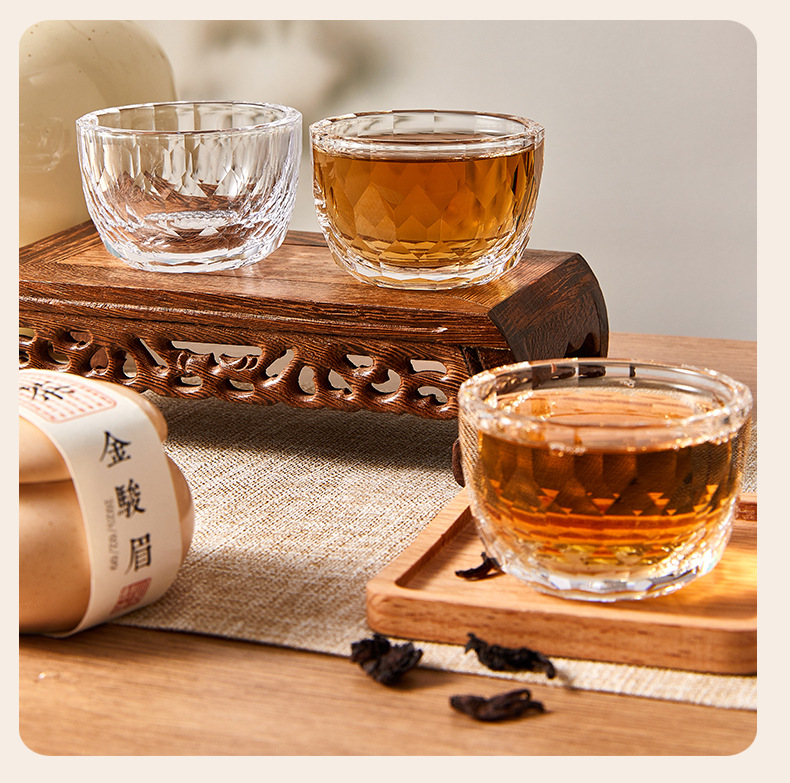 水晶玻璃茶杯主人杯侧把壶套装外出携带高端创意礼品工艺品送礼创意礼品套装详情34