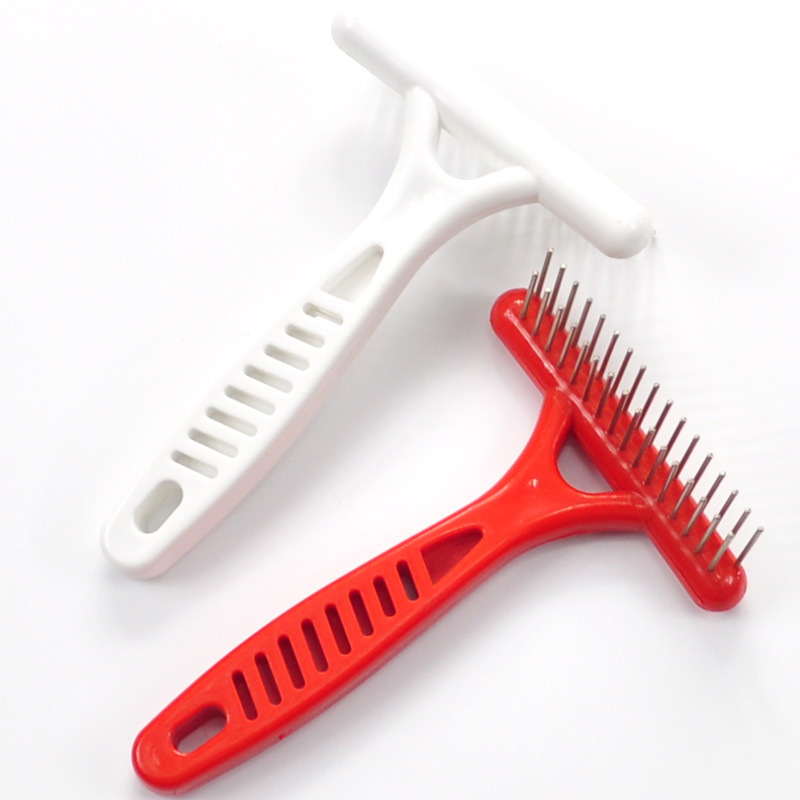 Pet knot-knot comb, long-haired dog, stainless steel knot-knot comb, special rake comb for cats and dogs, beauty products, dog comb Specification image