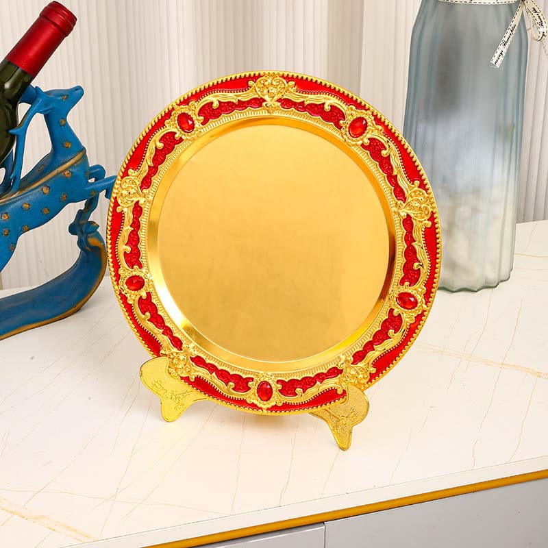 Honors And Recognition Medal Morning Celebration Company Annual Meeting Gift Retirement Memorial Award Tray Home Fruit Cake Tray Application Scenario