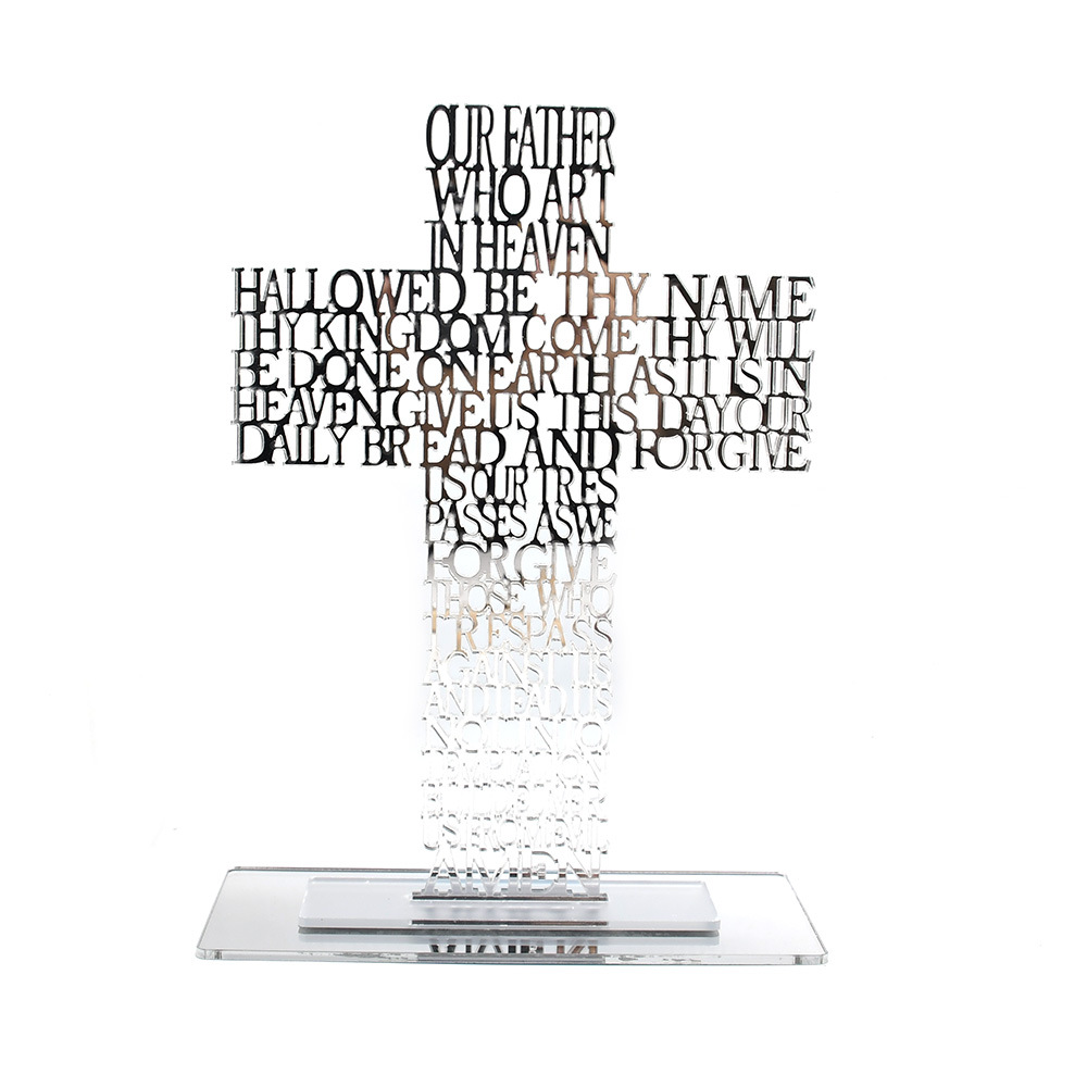 21cm cross decoration, foreign trade office home display table, foreign trade decoration gift wholesale Specification image