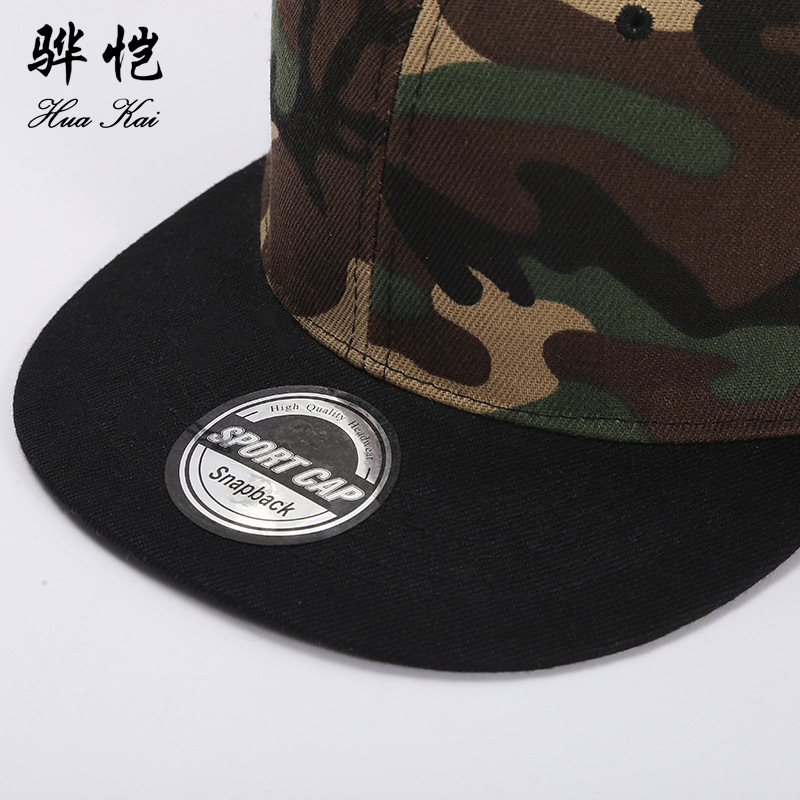 New Wholesale Gauze Breathable Camouflage Flat Tongue Hat With Dome Baseball Cap Outdoor Fashion Sun Protection Hat Summer Hat Specification drawing