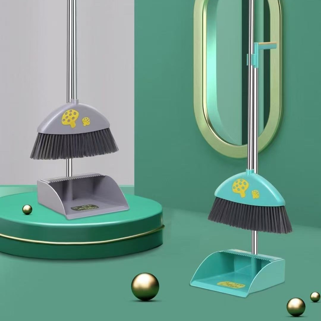 Indoor and outdoor plastic sweeping broom set, household broom, dustpan and garbage shovel combination Specification drawing