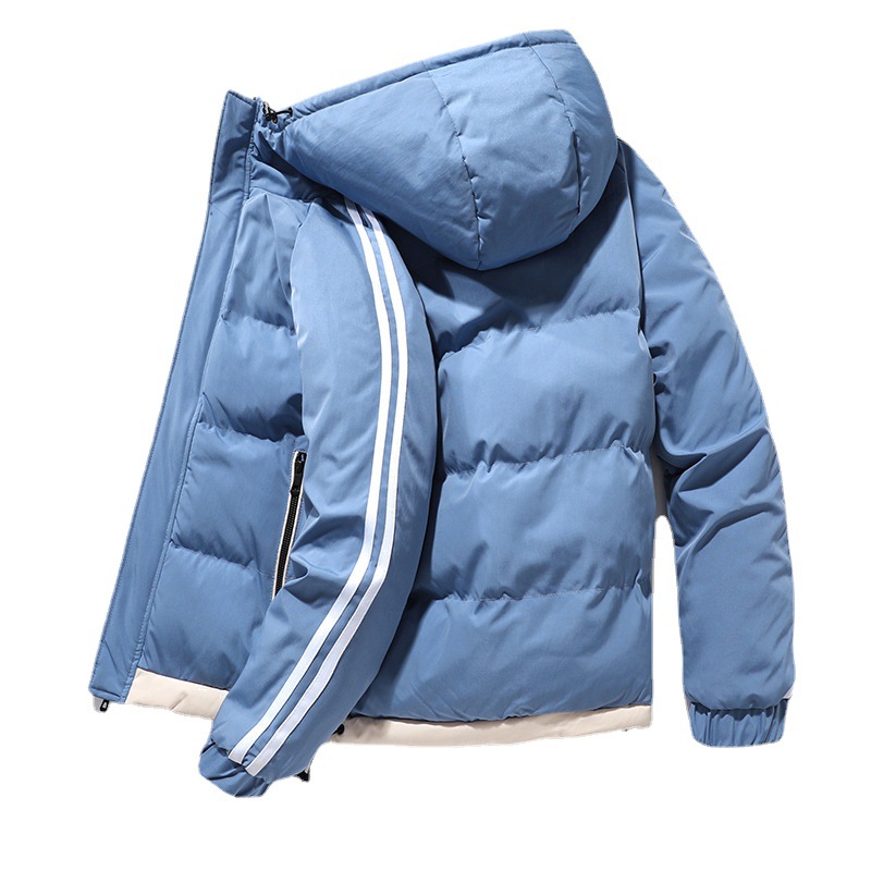 High-end and premium cotton-padded clothing, thick men's cotton-padded clothes for autumn and winter, new short cotton-padded clothes for winter, trendy workwear, thick cotton-padded jackets Item Picture