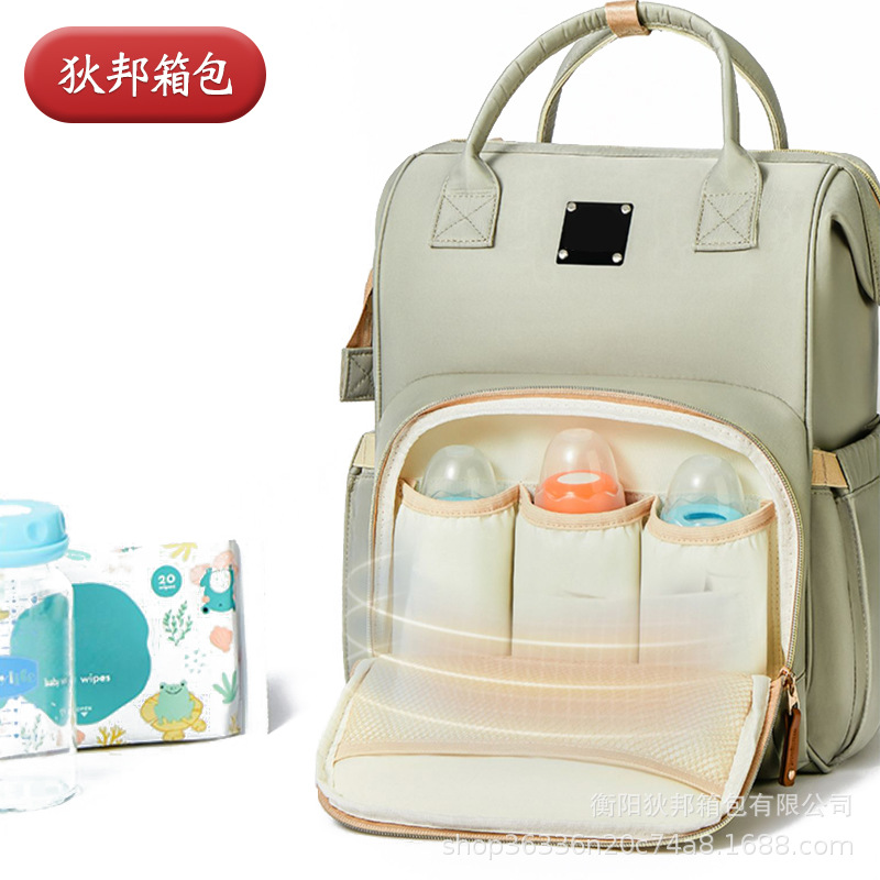 Amazon Cross-Border Mommy Bag Large Capacity Storage Bag Portable Baby Bag Waterproof Backpack New Backpack Application Scenario