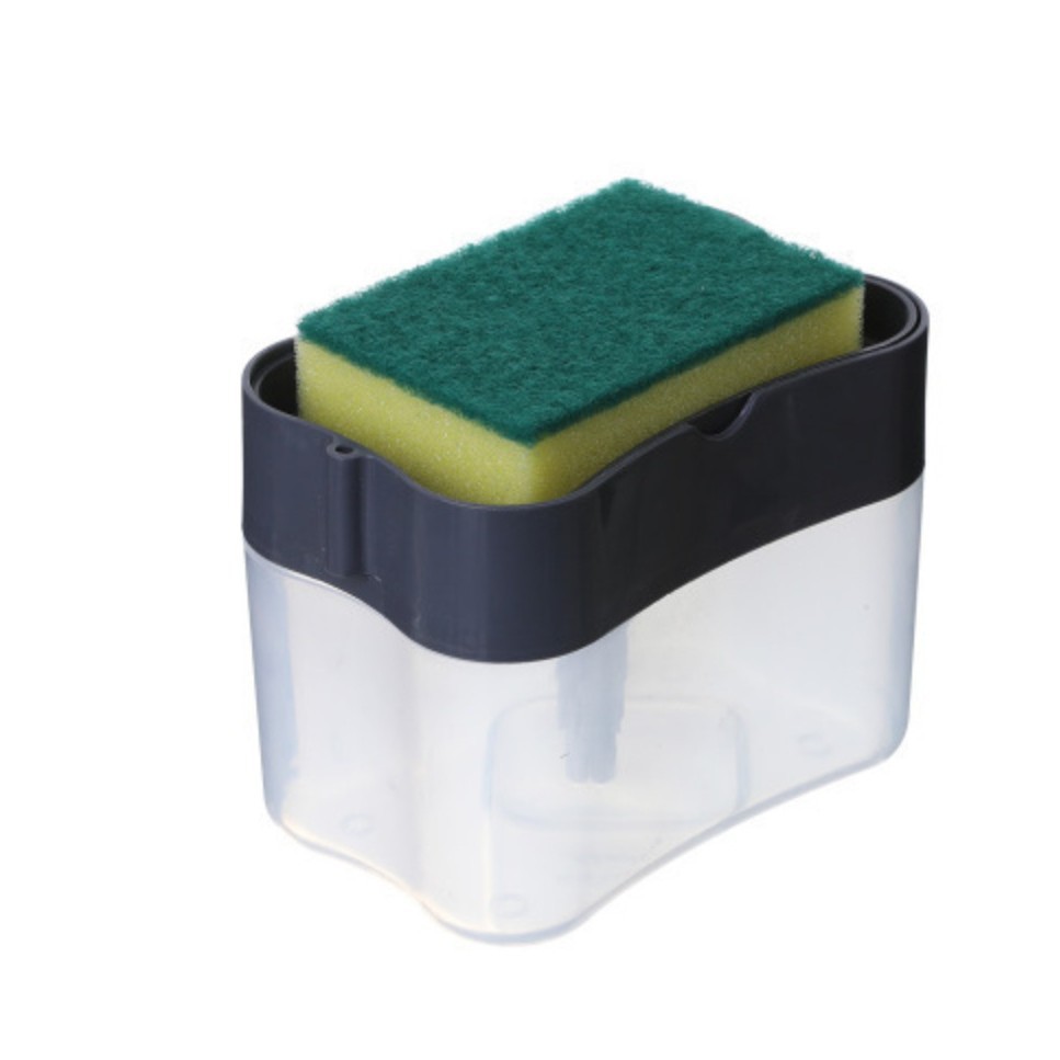 Kitchen soap dispenser, automatic liquid addition, press-type automatic liquid dispensing box, scouring pad, dishwashing and scrubbing soap liquid box Application Scenario
