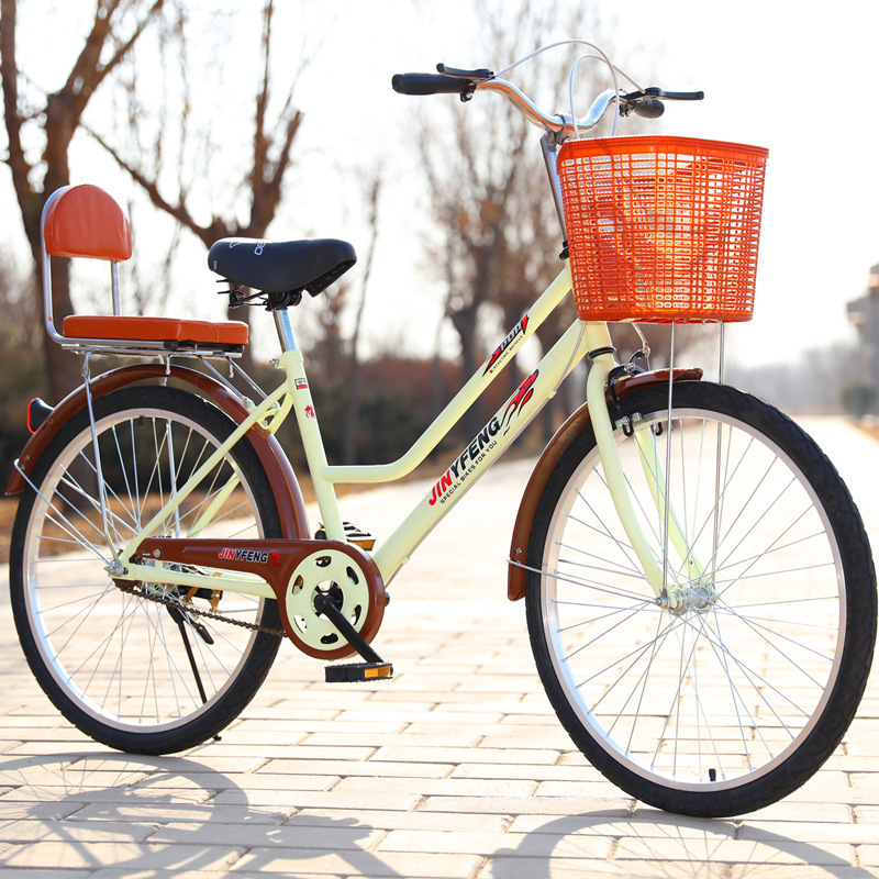 Cross-border wholesale 24 inch men's and women's bicycles light solid adult recreational bicycle 26 inch lady student car Specification drawing