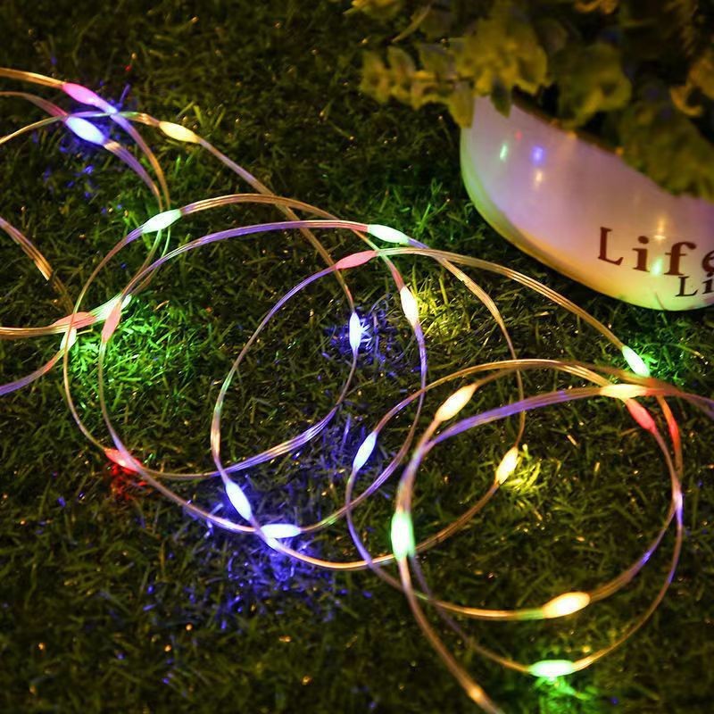 Solar leather wire lights, colored light strips, outdoor courtyard lighting decoration string lights, starry sky atmosphere led light strings, cross-border exclusive supply Application Scenario