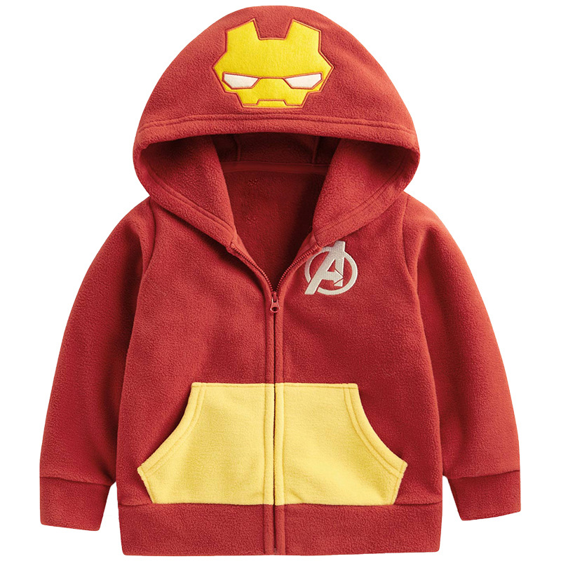 新款儿童摇粒白底实物图